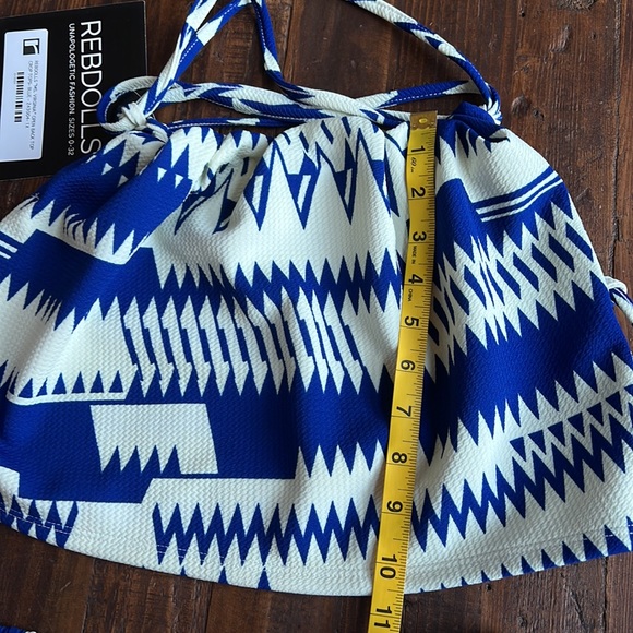 Rebdolls 1X “Ms. Virginia” Blue & White Skater Skirt Set - Picture 7 of 13